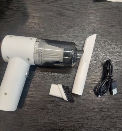 Handheld Vacuum Cleaner USB Wireless Cleaning Machine for Car photo review