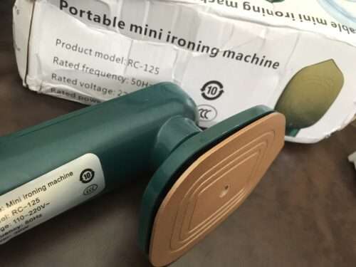 Professional Micro Steam Iron Portable Handheld Household Ironing Machine Steamer Garment photo review