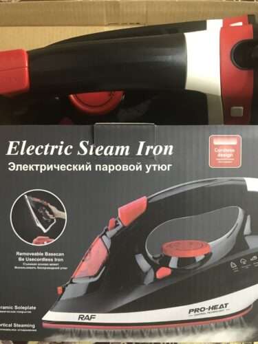 RAF Handheld Wire-Wireless Steam Iron photo review