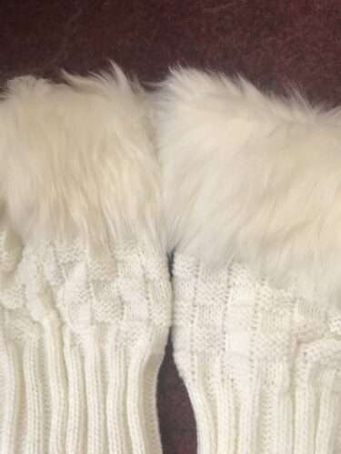 Winter Faux Rabbit Fur Gloves For Women photo review