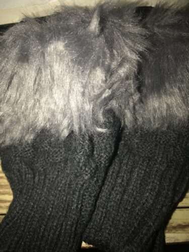Winter Faux Rabbit Fur Gloves For Women photo review